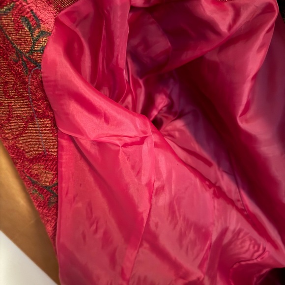 Danier Embroidered Red Jacket - Picture 12 of 13